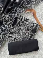 NU14 - Nureh Unstitched Embroidered Doriya 3P